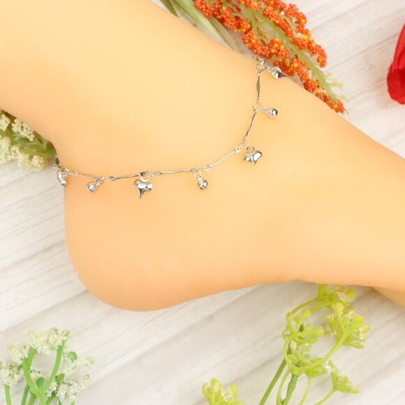 "Handmade Anklet – Elegant & Delicate Jewelry for Women | UNVRC1127 - Picture 1 of 10